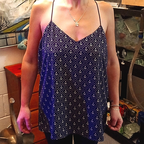 Express Tops - Express Nautical formal tank top
